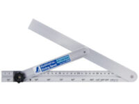 Shinwa Japanse aluminium hoekmeter 300 mm met blokkering - TG62581