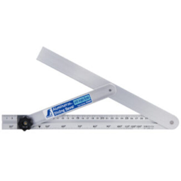 Shinwa Japanse aluminium hoekmeter 300 mm met blokkering - TG62581