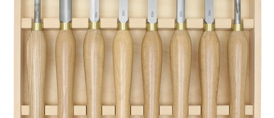 Hattori HSS houtdraaibeitels Midi 8 delig – 701851